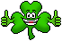 Thumbs Up Shamrock